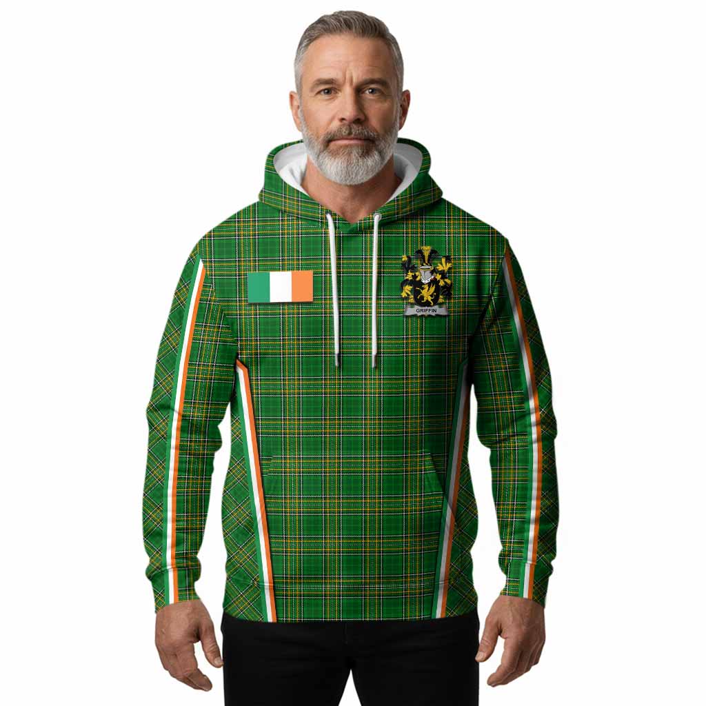 Griffin Irish Clan Coat of Arm Tartan Hoodie Flag Style