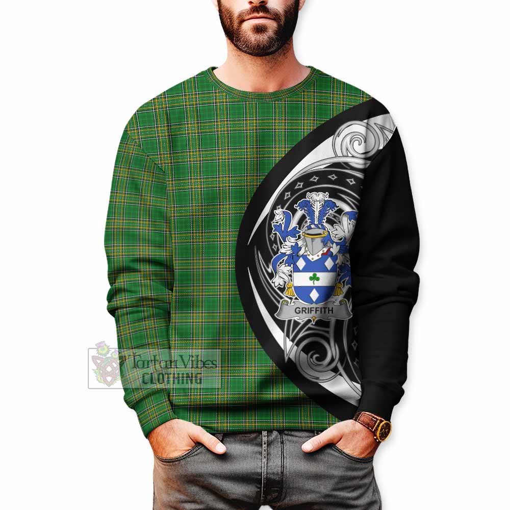Griffith Irish Clan Sweatshirt Celtic Circle Style - Tartan Vibes Clothing