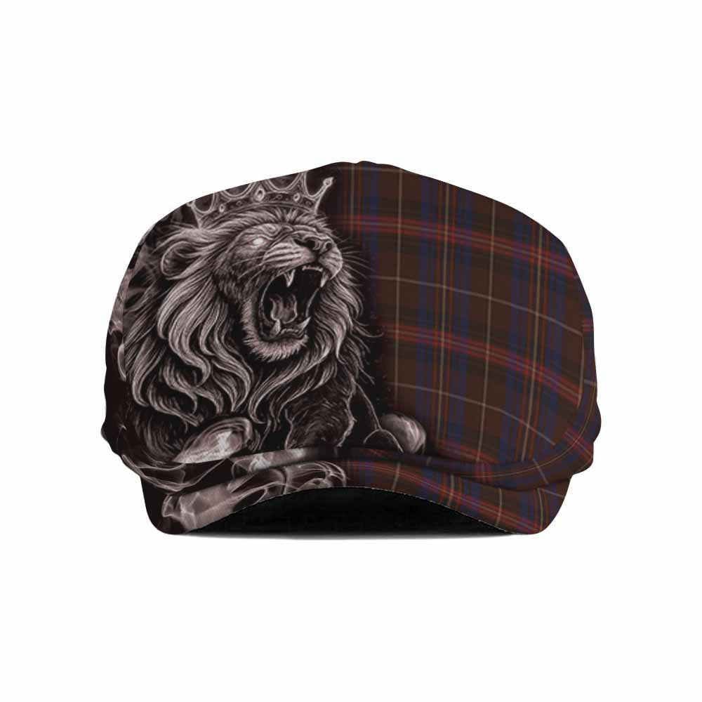 Griffiths of Wales Tartan Flat Cap, Jeff Cap Roaring Lion Heritage