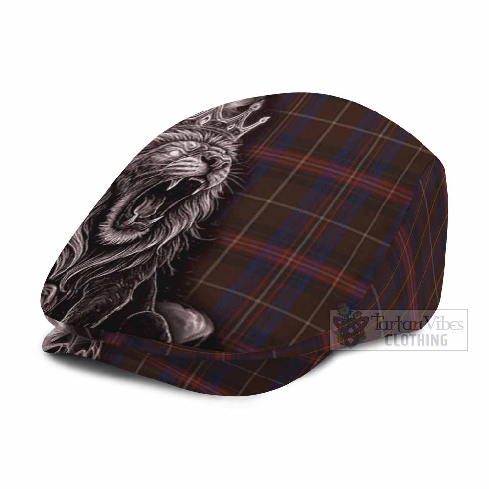 Griffiths of Wales Tartan Flat Cap, Jeff Cap Roaring Lion Heritage