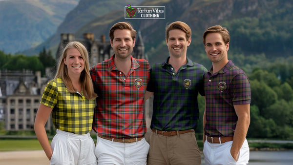 Group wearing tartan shirts at Highland Games, styled by Tartan Vibes Clothing.