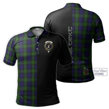 Gunn Tartan Polo Shirt with Family Crest and Half Of Me Style