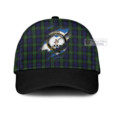 Gunn Tartan Classic Cap with Family Crest In Me Style