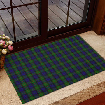 Gunn Tartan Rubber Doormat