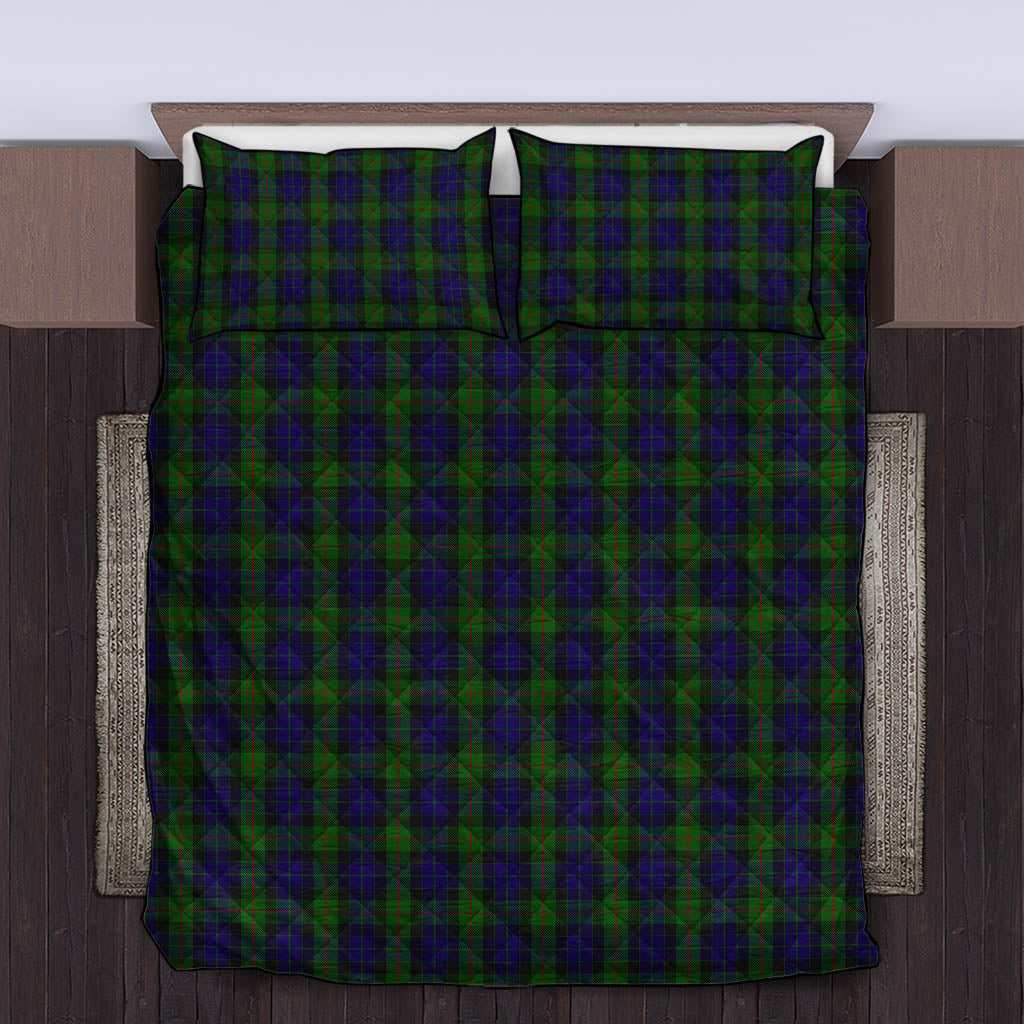 Gunn Tartan Quilt Bed Set King - Tartan Vibes Clothing