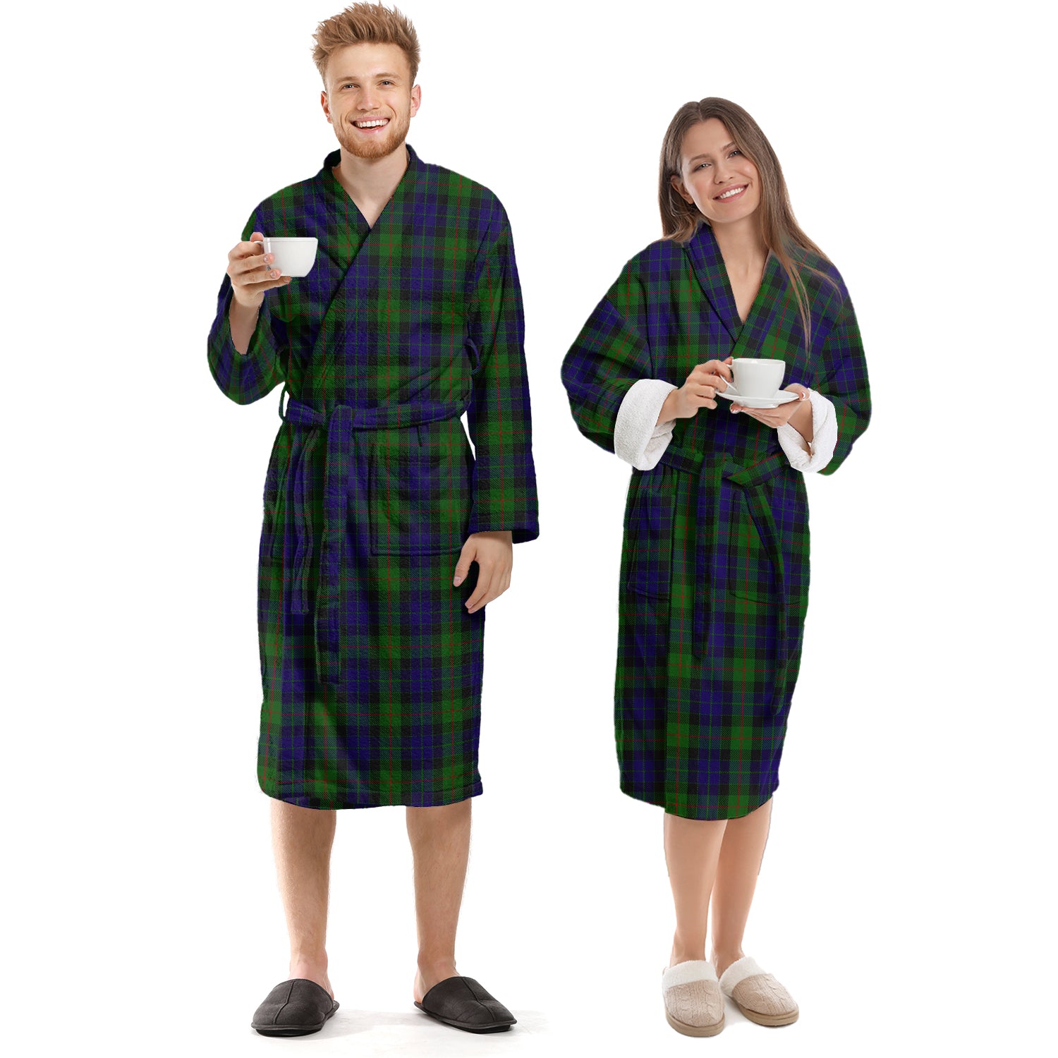 Gunn Tartan Bathrobe Unisex S - Tartan Vibes Clothing