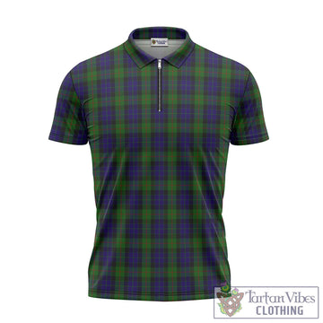Gunn Tartan Zipper Polo Shirt