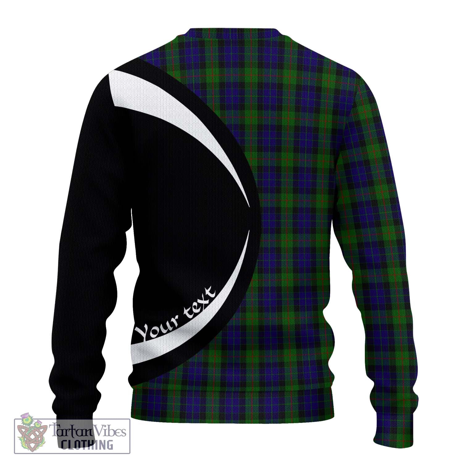 Gunn Tartan Ugly Sweater with Family Crest Circle Style - Tartan Vibes Clothing