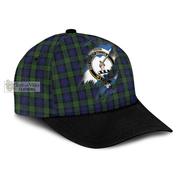 Gunn Tartan Classic Cap with Family Crest In Me Style