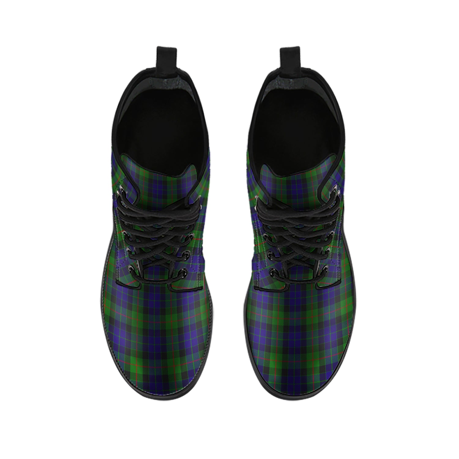 gunn-tartan-leather-boots