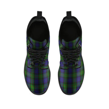 Gunn Tartan Leather Boots