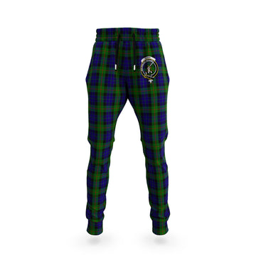 Gunn Tartan Joggers Pants with Family Crest