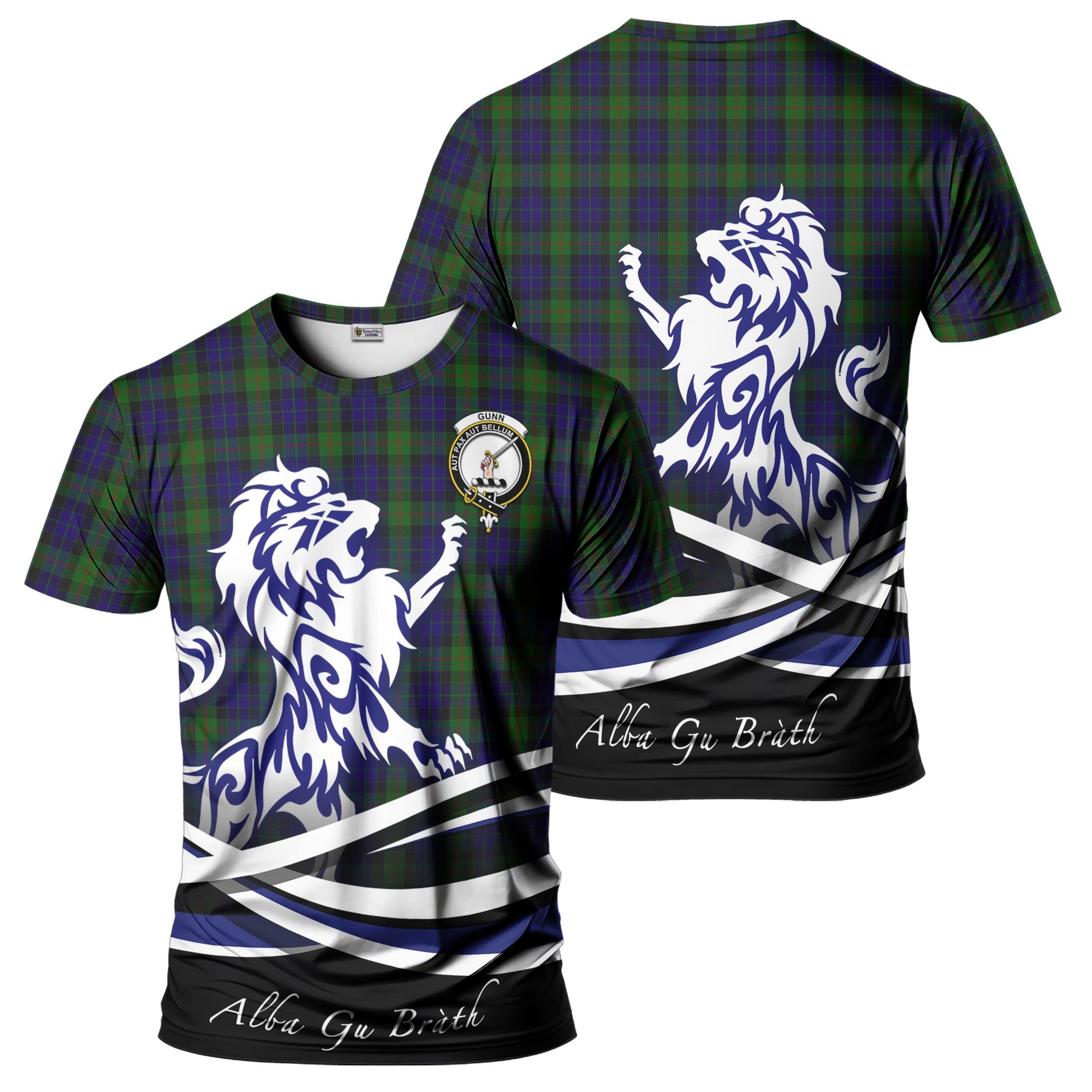 gunn-tartan-t-shirt-with-alba-gu-brath-regal-lion-emblem