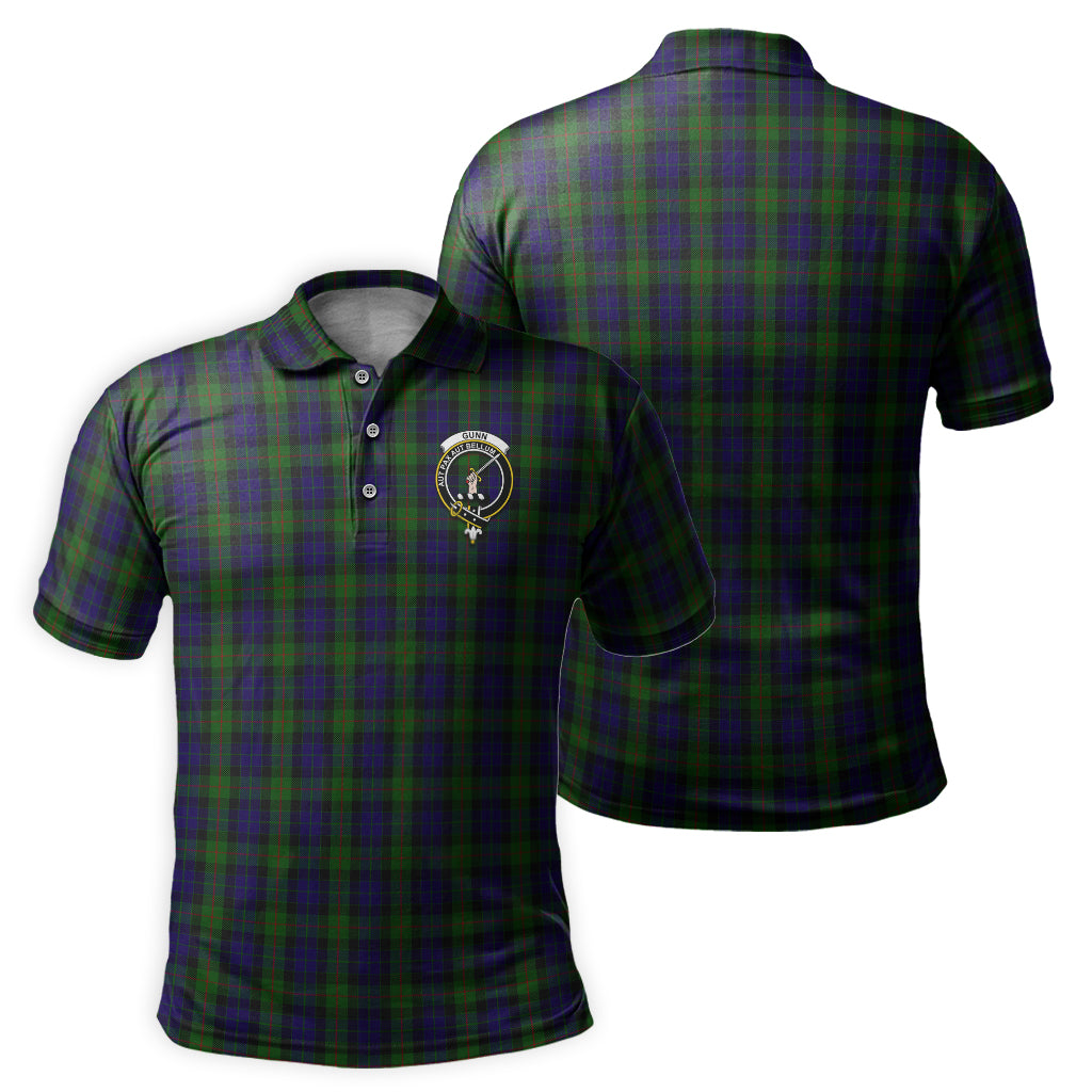 Gunn Tartan Men's Polo Shirt with Family Crest - Tartan Vibes Clothing