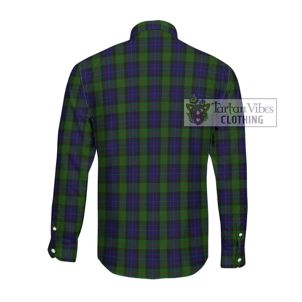 Gunn Tartan Long Sleeve Button Shirt with Family Crest DNA In Me Style - Tartanvibesclothing Shop