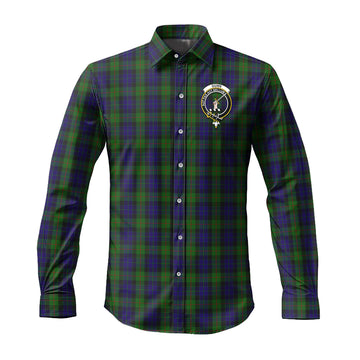 gunn-tartan-long-sleeve-button-up-shirt-with-family-crest