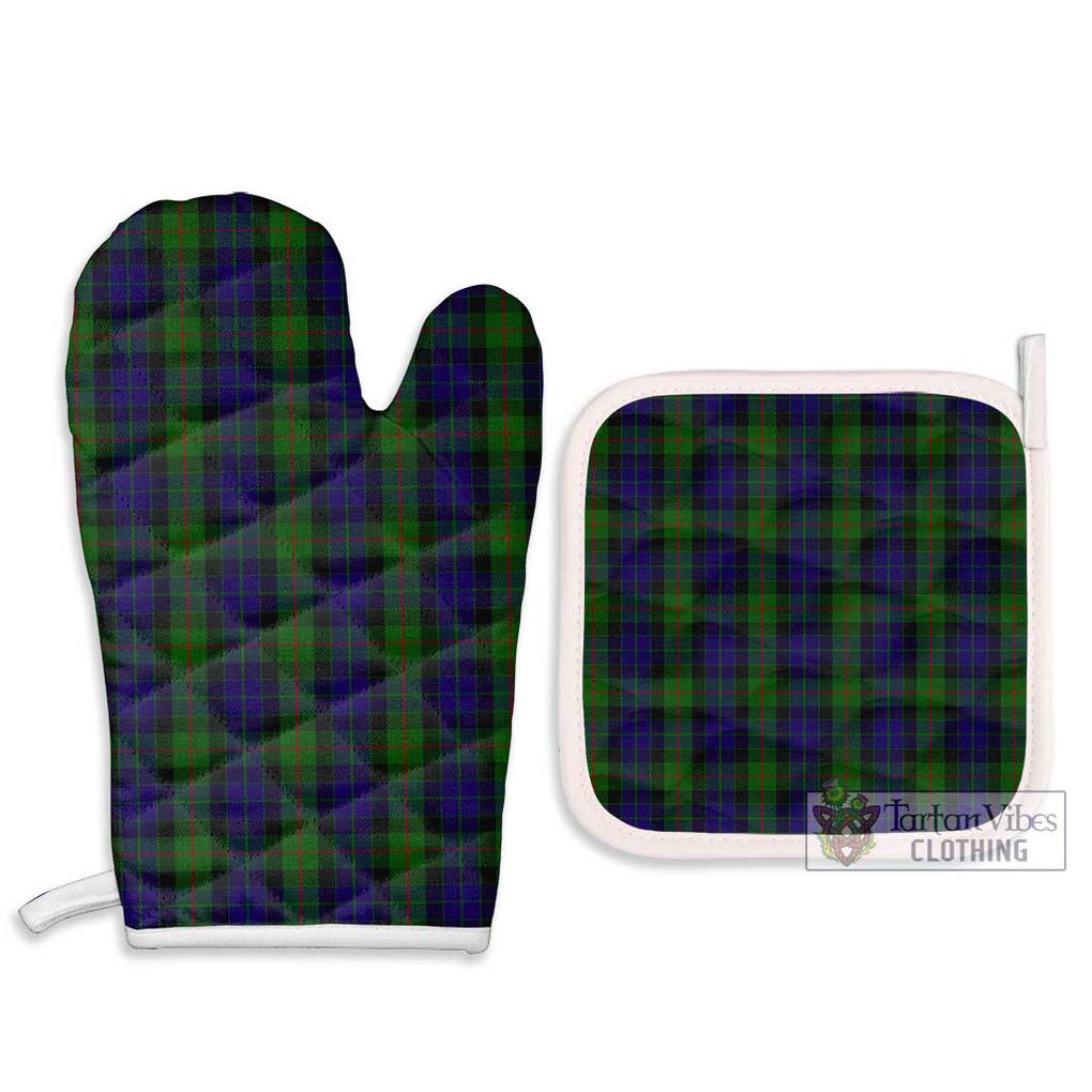 Gunn Tartan Combo Oven Mitt & Pot-Holder Combo 1 Oven Mitt & 2 Pot-Holder White - Tartan Vibes Clothing