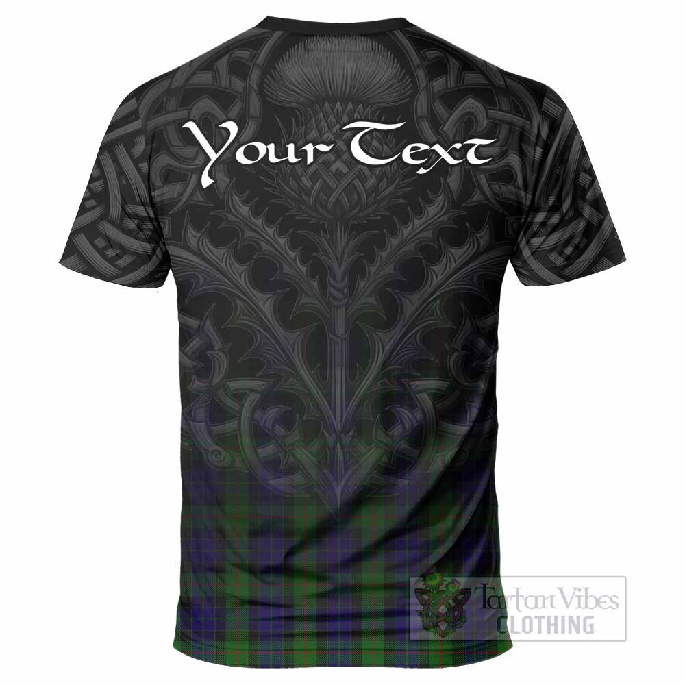 Tartan Vibes Clothing Gunn Tartan T-Shirt with Family Crest Celtic Thistle Vibes