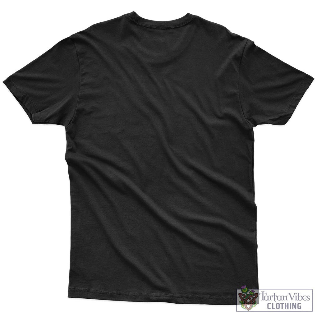 Tartan Vibes Clothing Gunn Family Crest Cotton Men's T-Shirt with Scotland Royal Coat Of Arm Funny Style