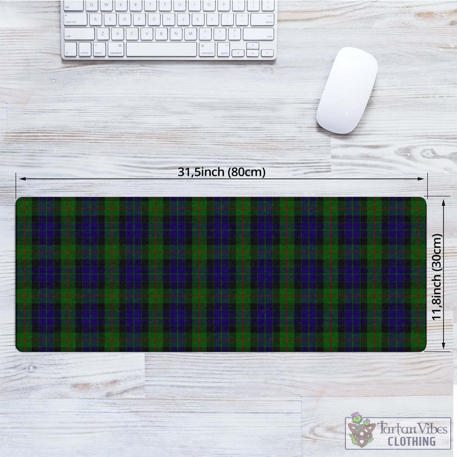 Tartan Vibes Clothing Gunn Tartan Mouse Pad