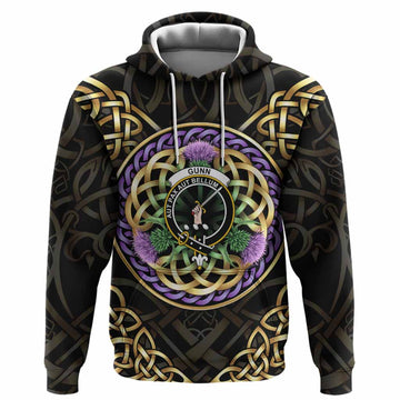 Gunn Clan Crest Hoodie Celtic Scottish Thistle