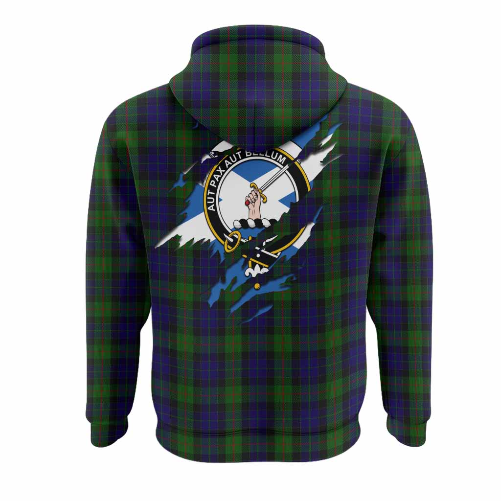 Gunn Clan Crest In Me Tartan Hoodie Scotland Flag Style