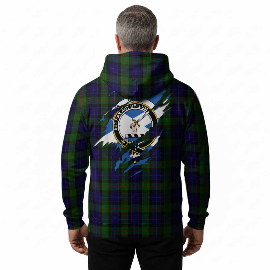 Gunn Clan Crest In Me Tartan Hoodie Scotland Flag Style