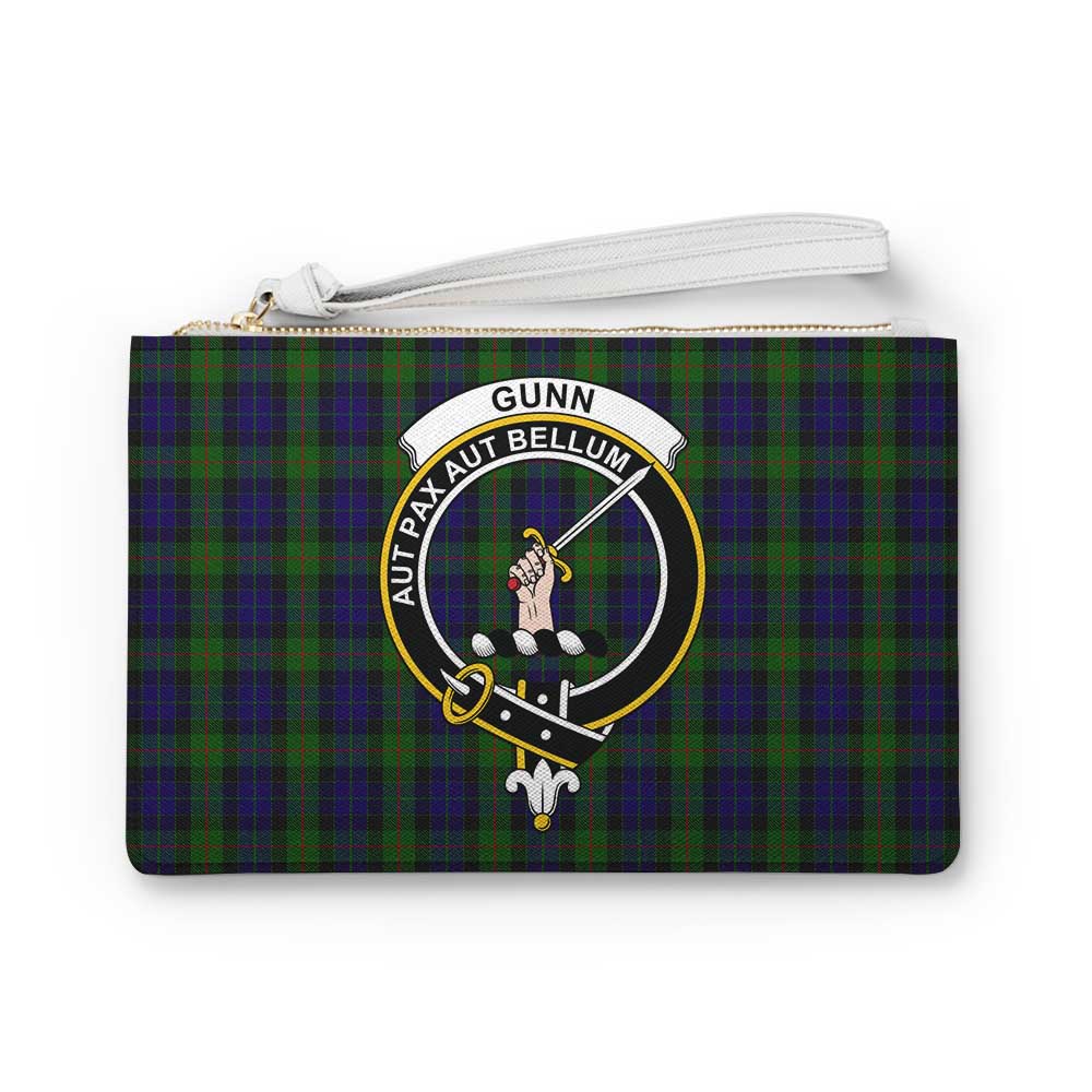 Tartan Vibes Clothing Gunn Family Crest Tartan Clutch Bag