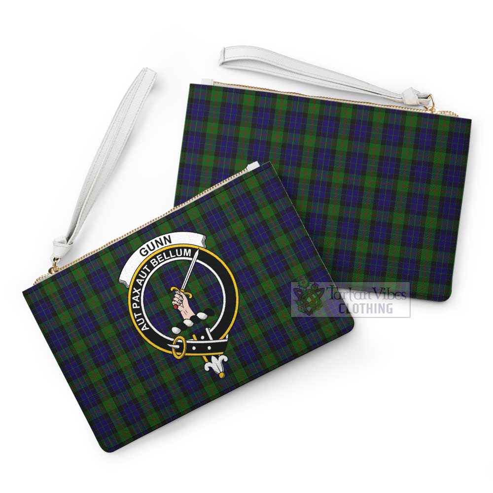 Tartan Vibes Clothing Gunn Family Crest Tartan Clutch Bag