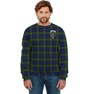 Gunn Modern Tartan Sweatshirt with Family Crest