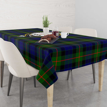 Gunn Modern Tatan Tablecloth with Family Crest