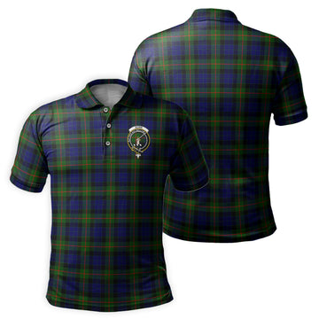 Gunn Modern Tartan Men's Polo Shirt with Family Crest