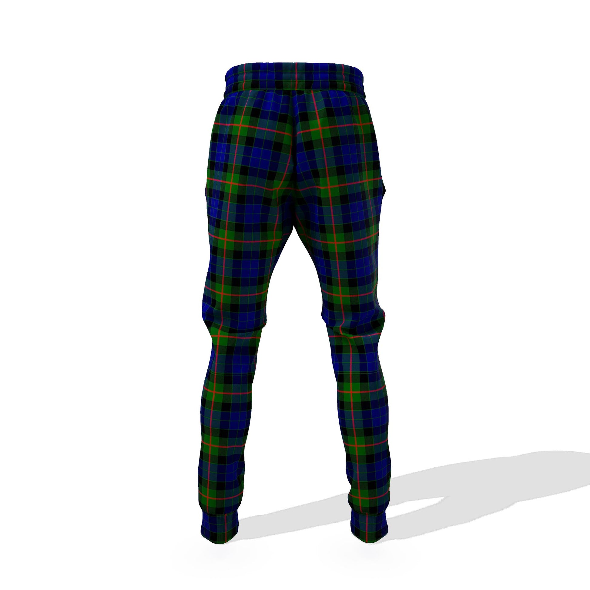 Gunn Modern Tartan Joggers Pants with Family Crest - Tartanvibesclothing