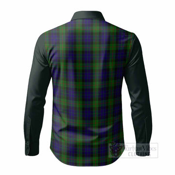 Gunn Tartan Accent Long Sleeve Button Shirts with Family Crest