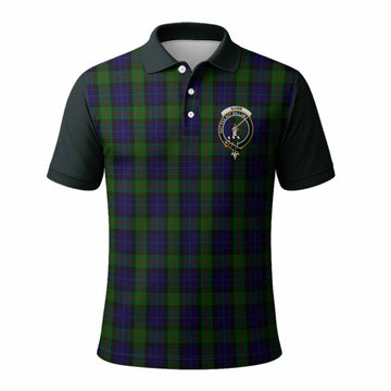 Gunn Tartan Accent Polo Shirt with Family Crest
