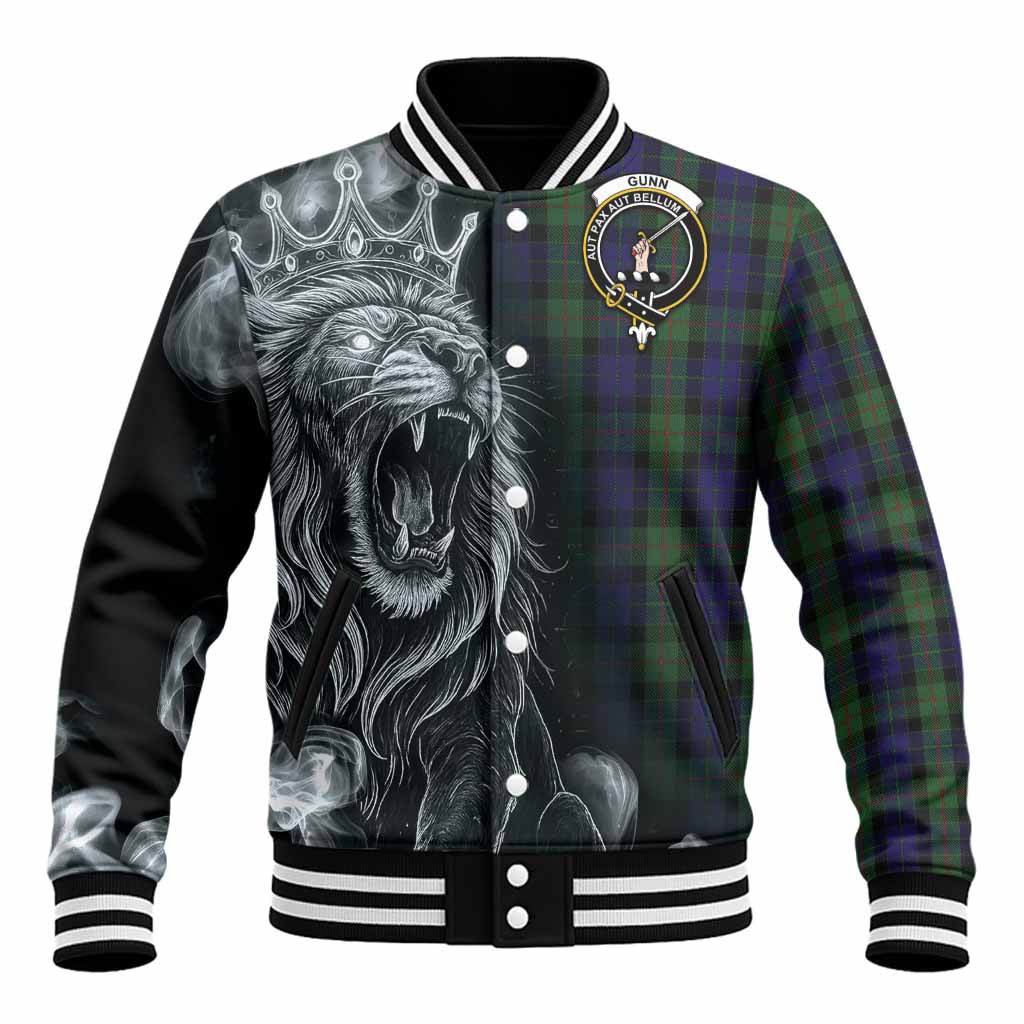 Gunn Tartan Baseball Jacket Roaring Lion Heritage