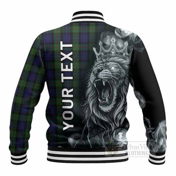 Gunn Tartan Baseball Jacket Roaring Lion Heritage