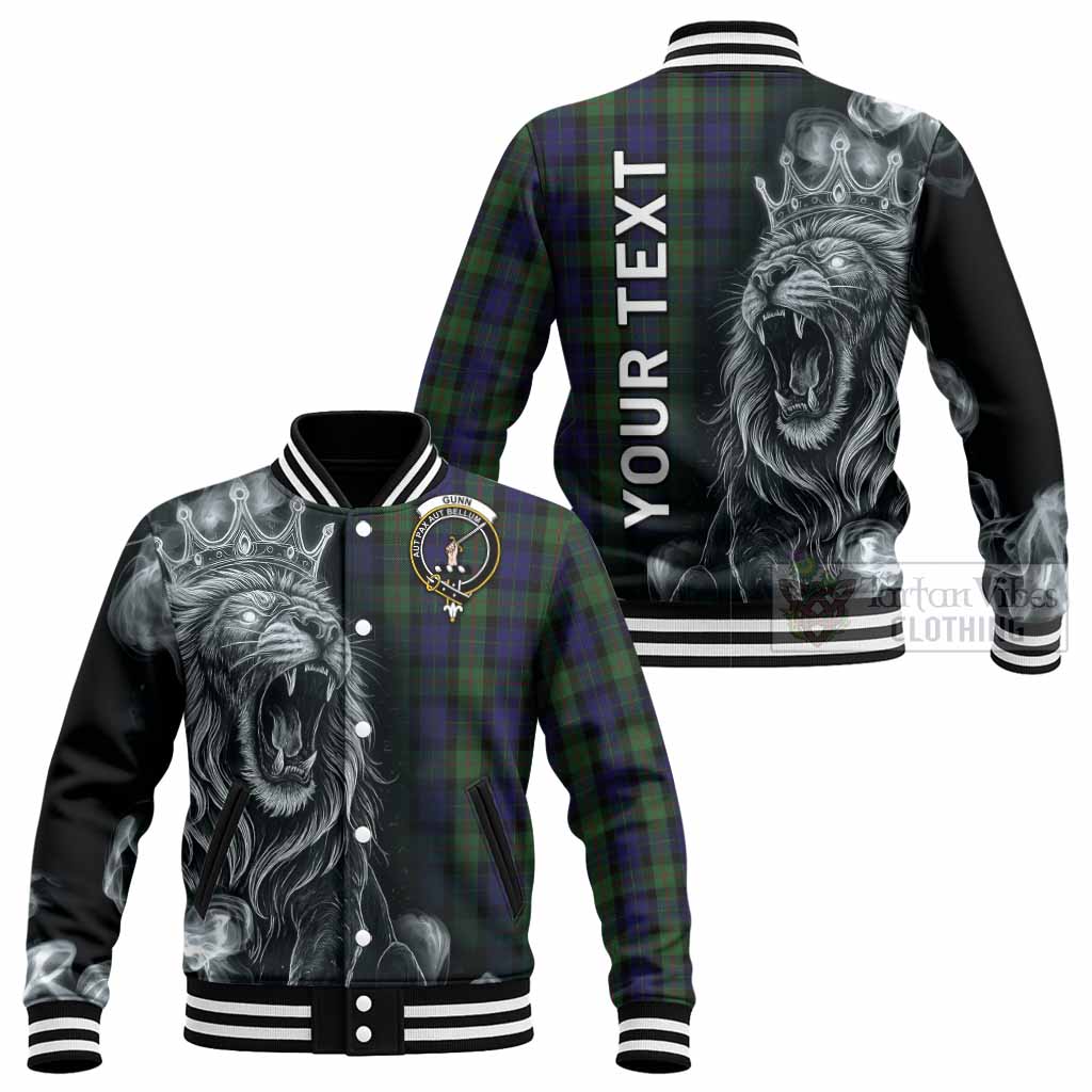 Gunn Tartan Baseball Jacket Roaring Lion Heritage