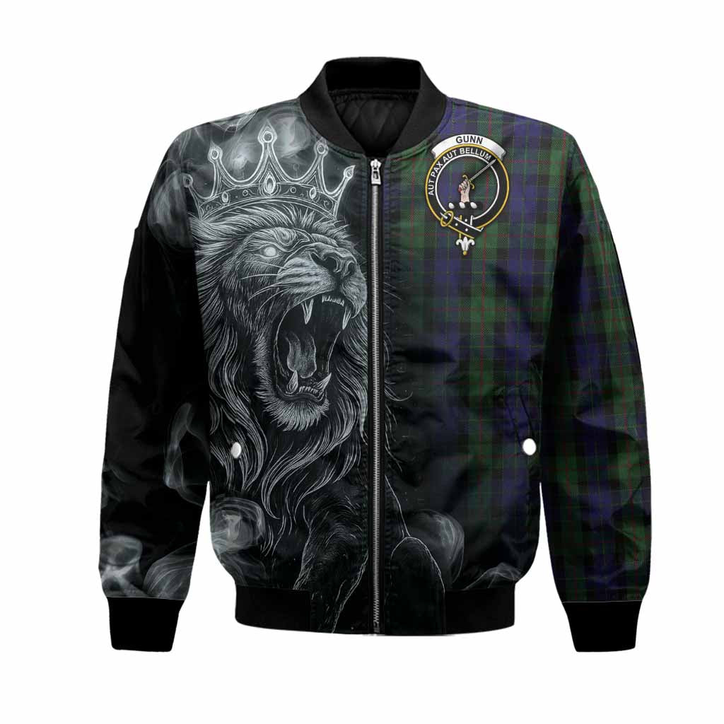 Gunn Tartan Bomber Jacket Roaring Lion Heritage