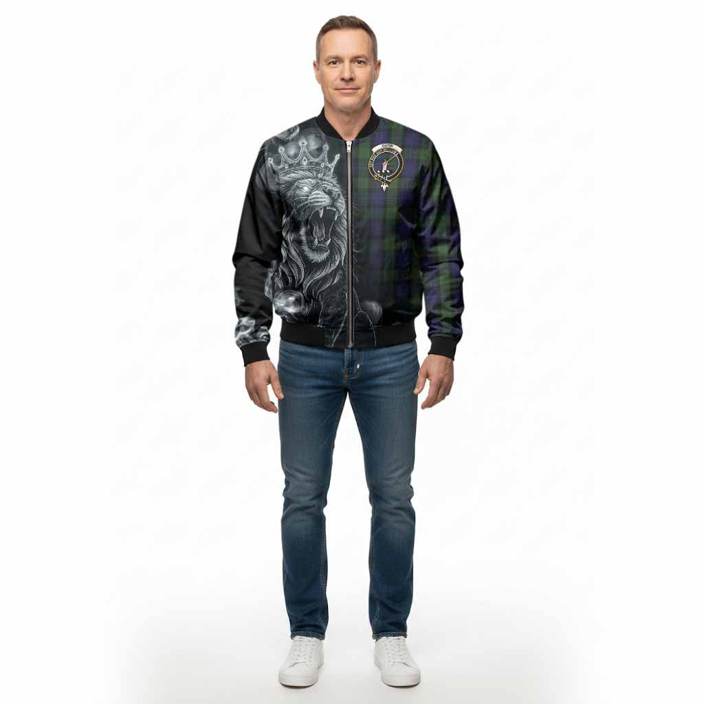Gunn Tartan Bomber Jacket Roaring Lion Heritage