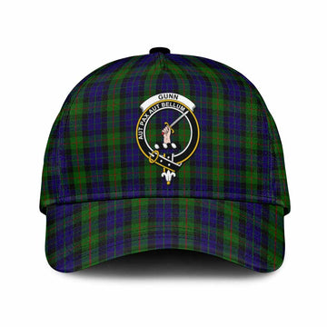 Gunn Tartan Classic Cap with Family Crest