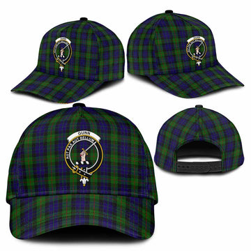 Gunn Tartan Classic Cap with Family Crest
