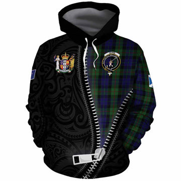 Gunn Tartan Cotton Hoodie New Zealand Pattern Unique Zipper Stylized
