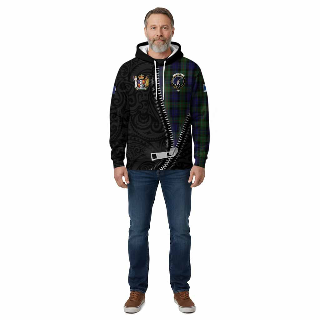 Gunn Tartan Cotton Hoodie New Zealand Pattern Unique Zipper Stylized