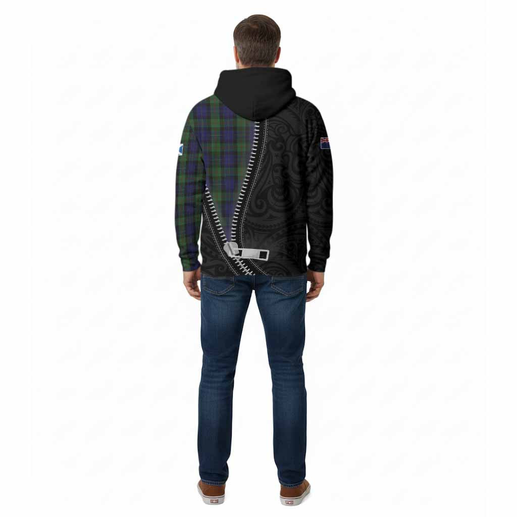 Gunn Tartan Cotton Hoodie New Zealand Pattern Unique Zipper Stylized
