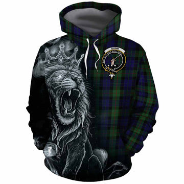 Gunn Tartan Cotton Hoodie Roaring Lion Heritage