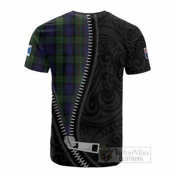 Gunn Tartan Cotton T-shirt New Zealand Pattern Unique Zipper Stylized