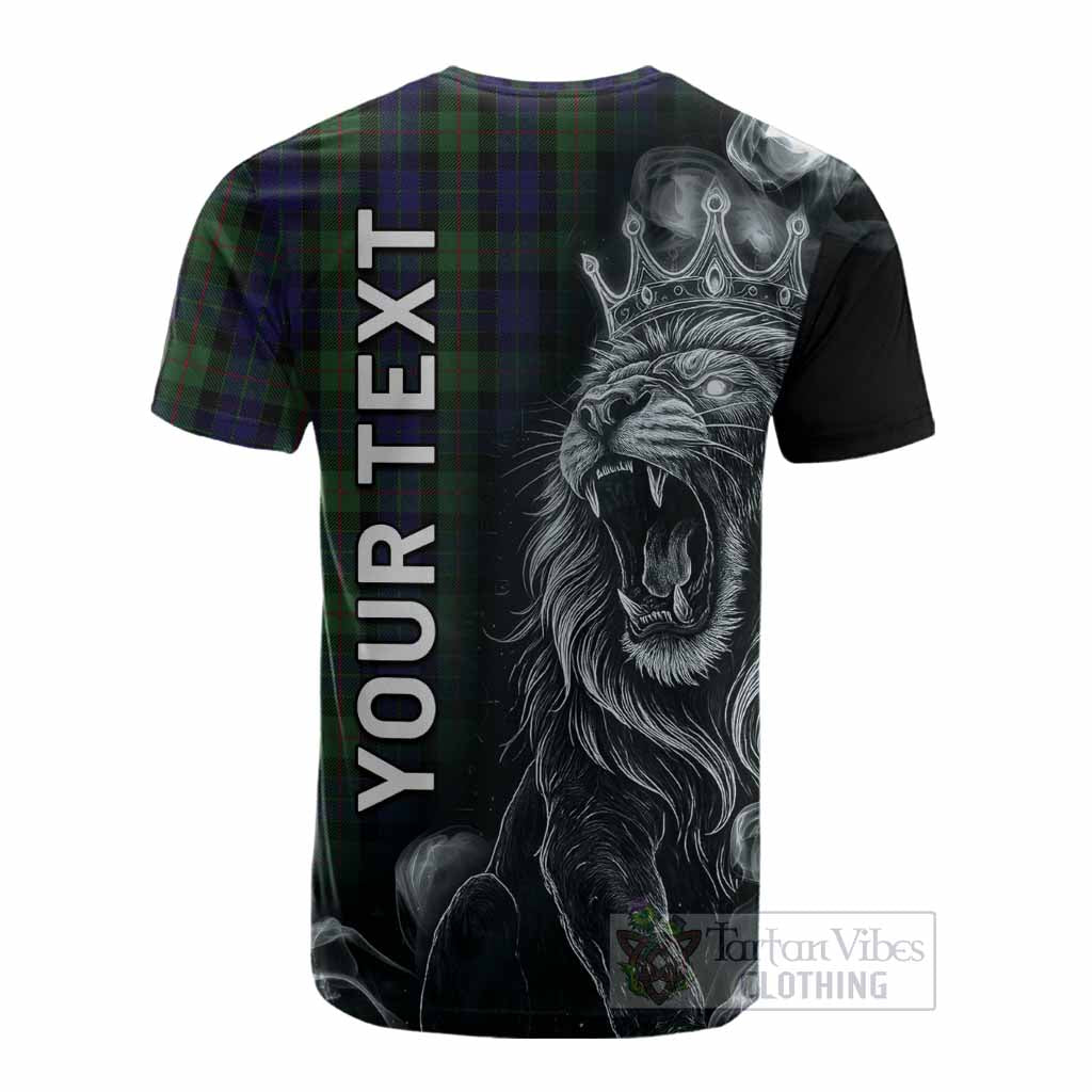 Gunn Tartan Cotton T-shirt Roaring Lion Heritage
