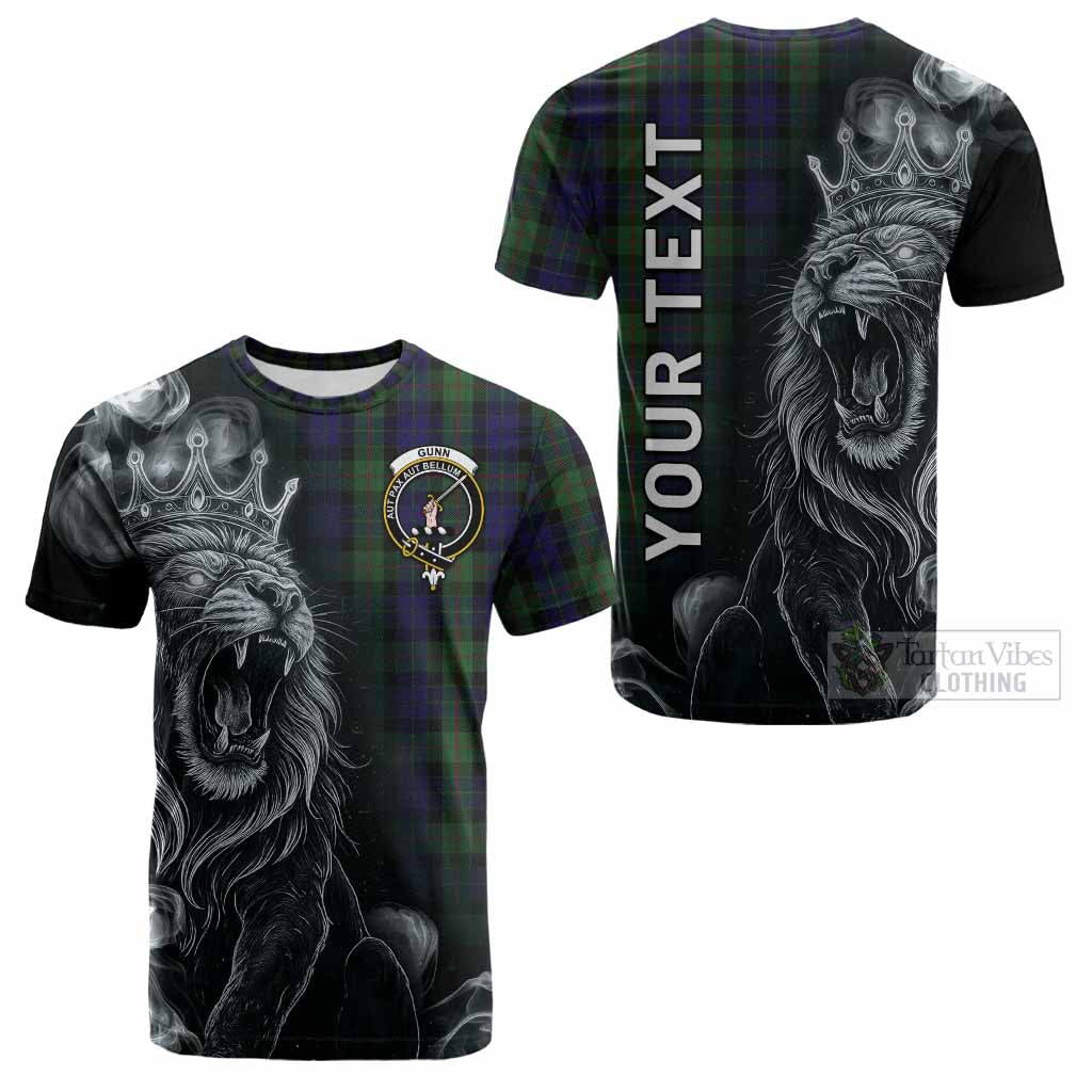 Gunn Tartan Cotton T-shirt Roaring Lion Heritage
