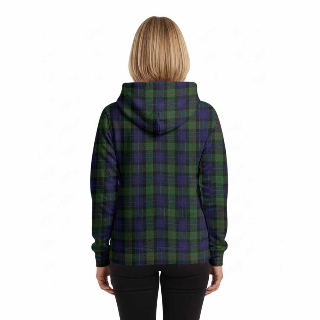 Gunn Tartan Crest Hoodie Ferocious Lion Style